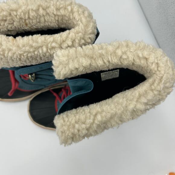 Sorel Winter Carnival Snow Boots Women’s 8 Blue Pink Waterproof Insulated - Picture 7 of 16